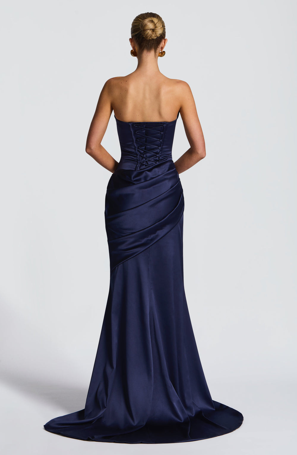 Lumaessa Maxi Dress in Navy by Clandour, product photo 2