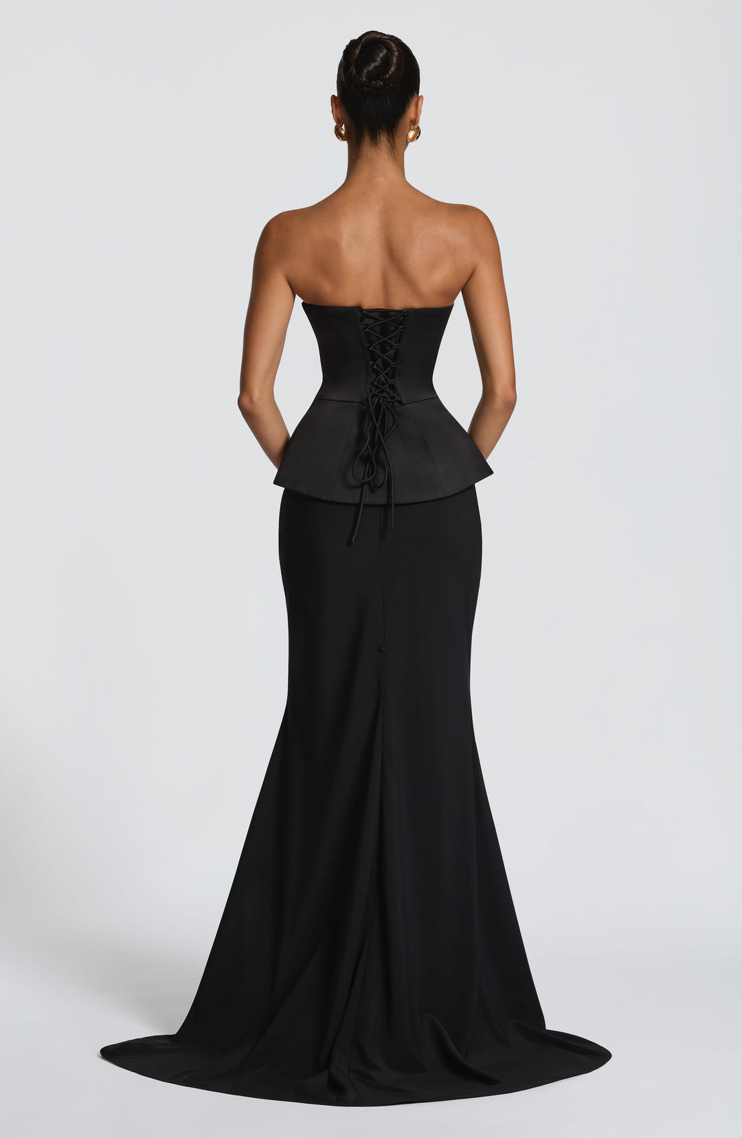 Lumaina Maxi Skirt in Black by Clandour, product photo 3