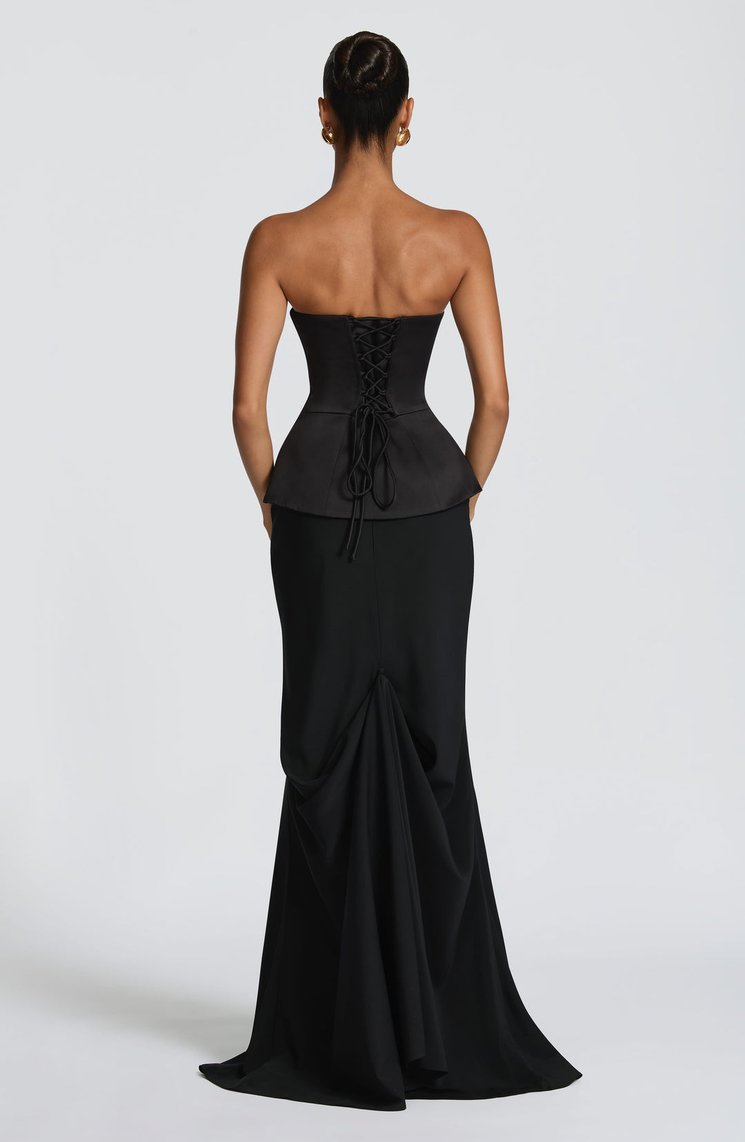 Lumaina Maxi Skirt in Black by Clandour, product photo 6