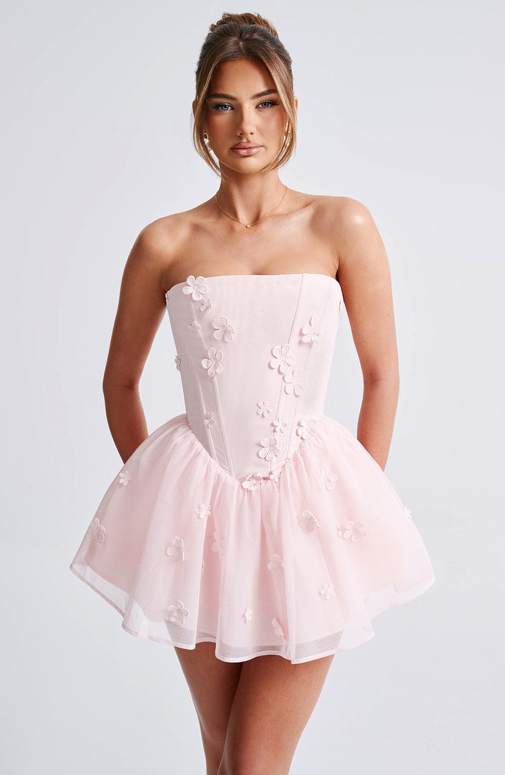 Lumaine Playsuit in Blush by Clandour, product photo 10