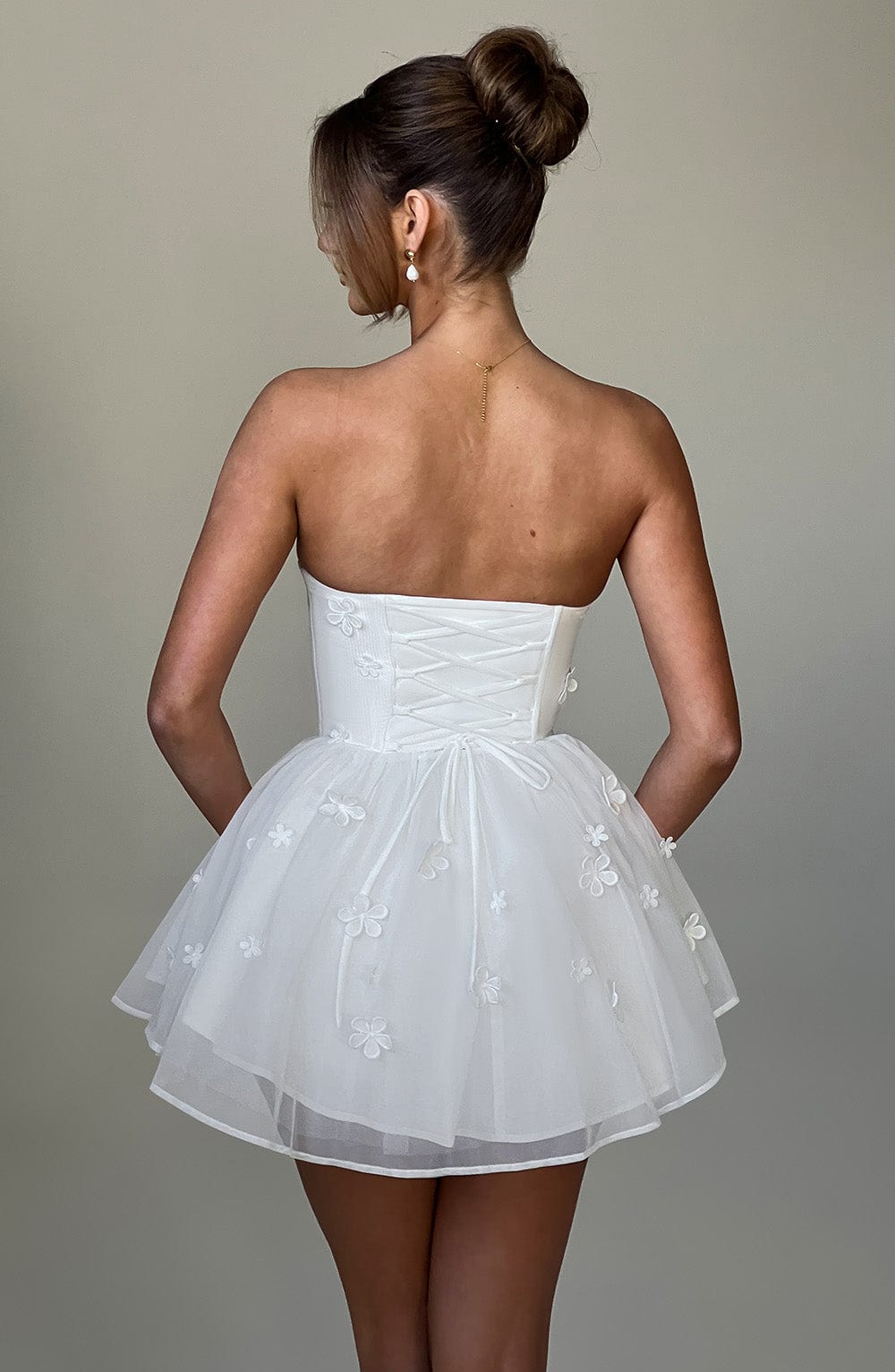 Lumaine Playsuit in Ivory by Clandour, product photo 2