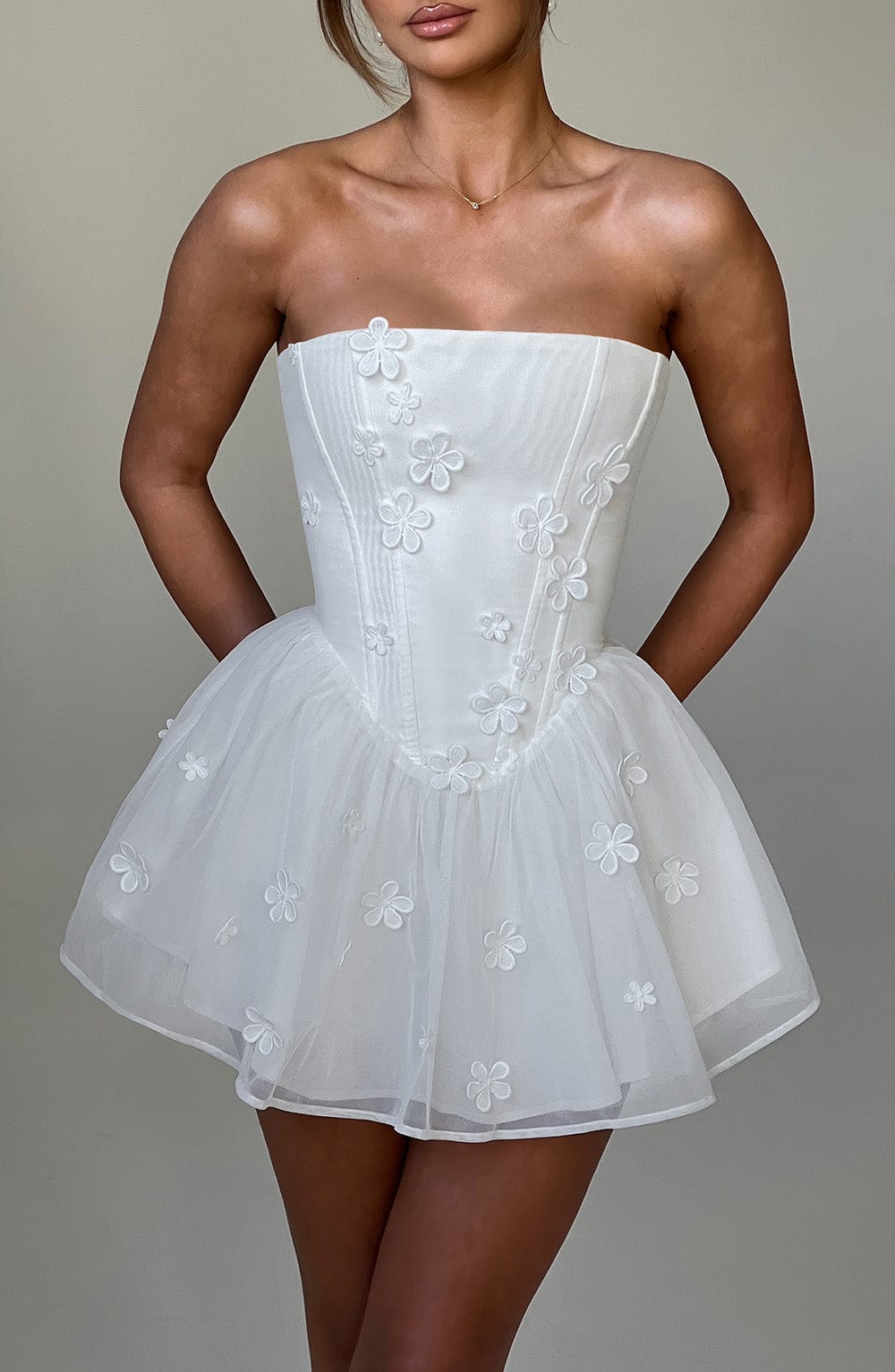 Lumaine Playsuit in Ivory by Clandour, product photo 3