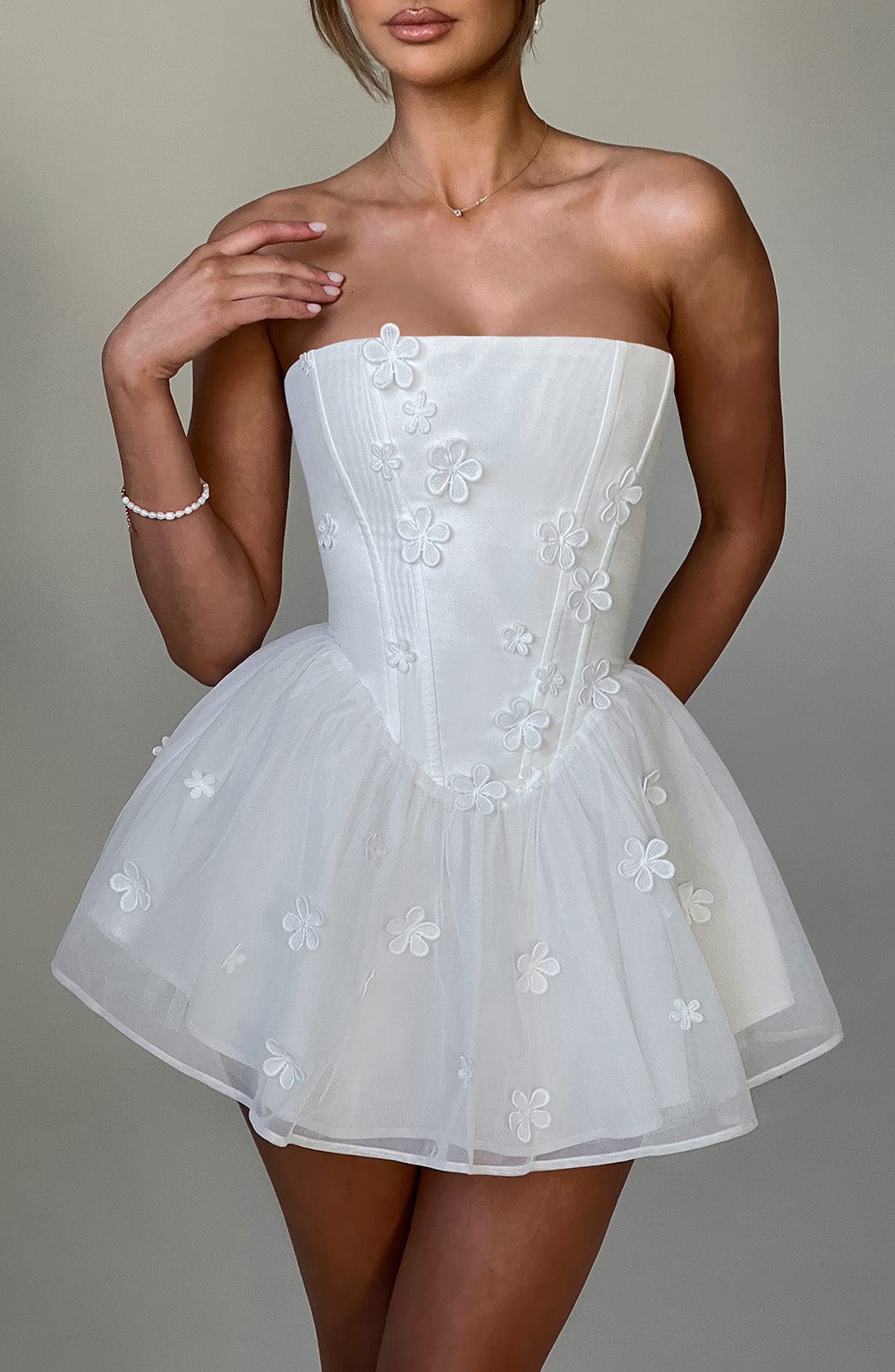 Lumaine Playsuit in Ivory by Clandour, product photo 5