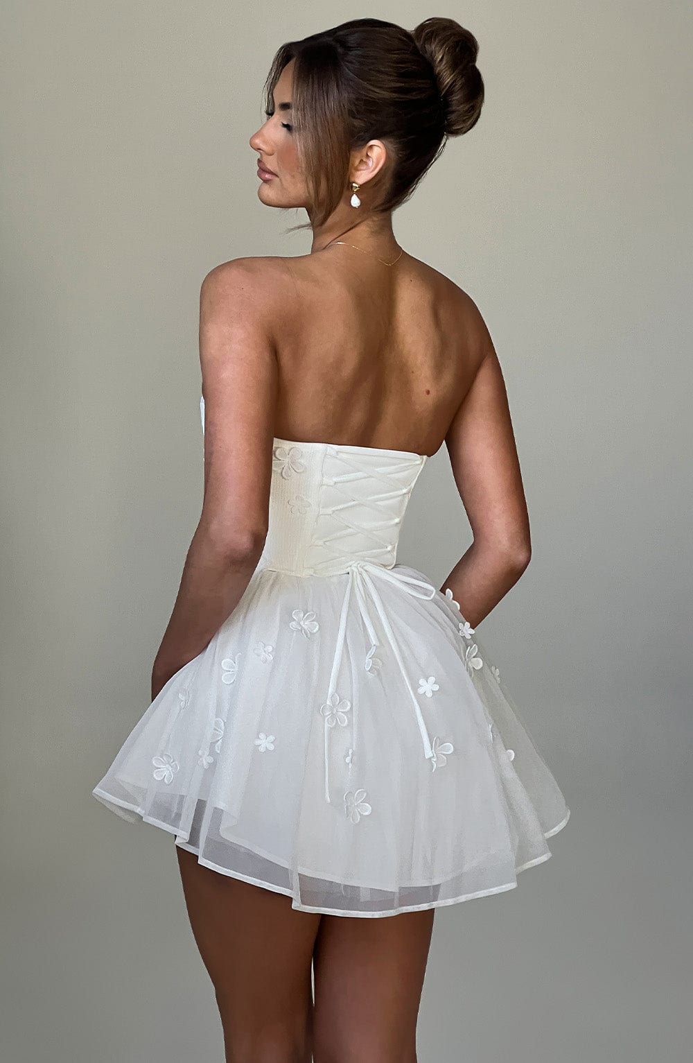 Lumaine Playsuit in Ivory by Clandour, product photo 7