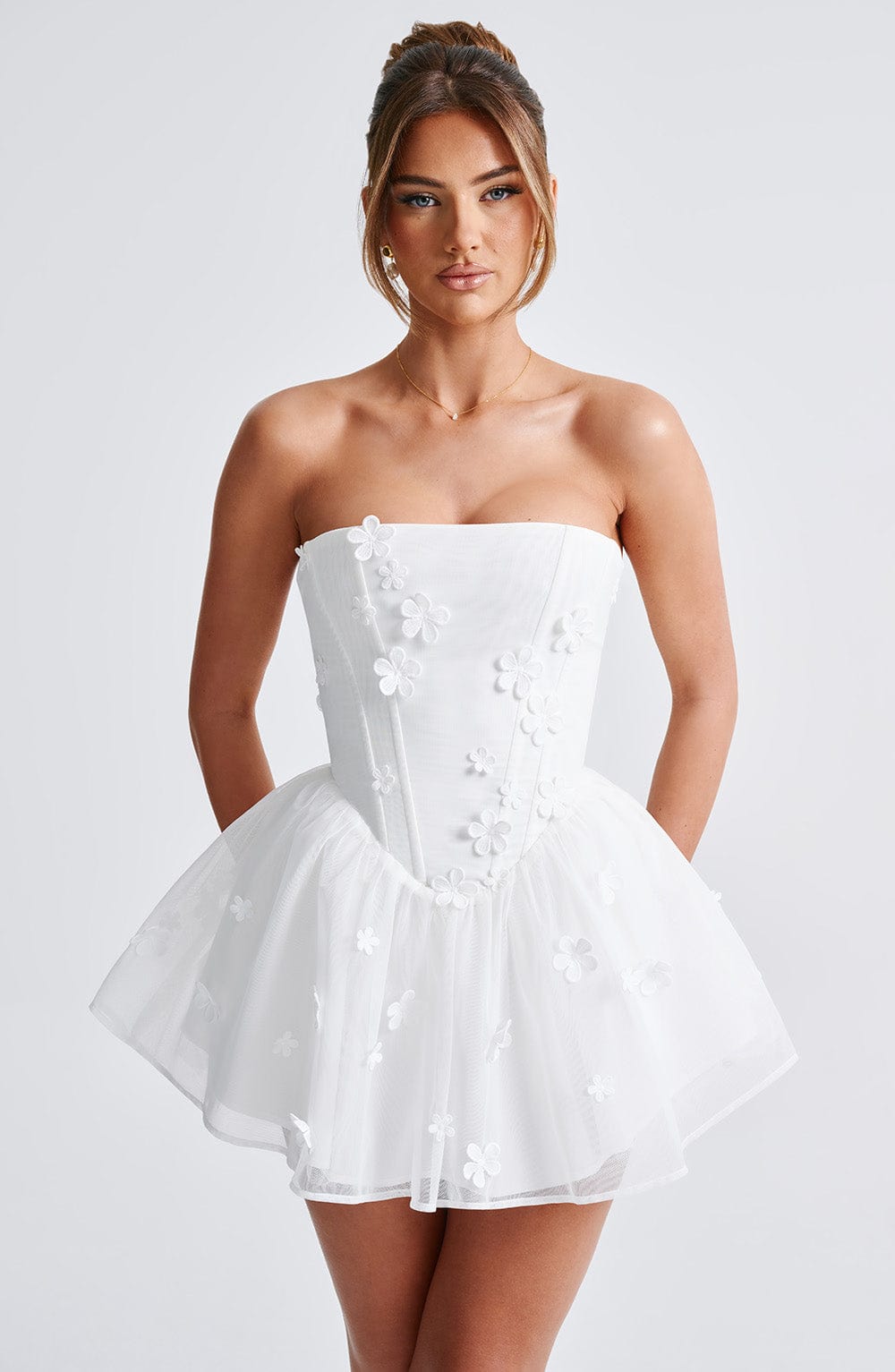 Lumaine Playsuit in Ivory by Clandour, product photo 14