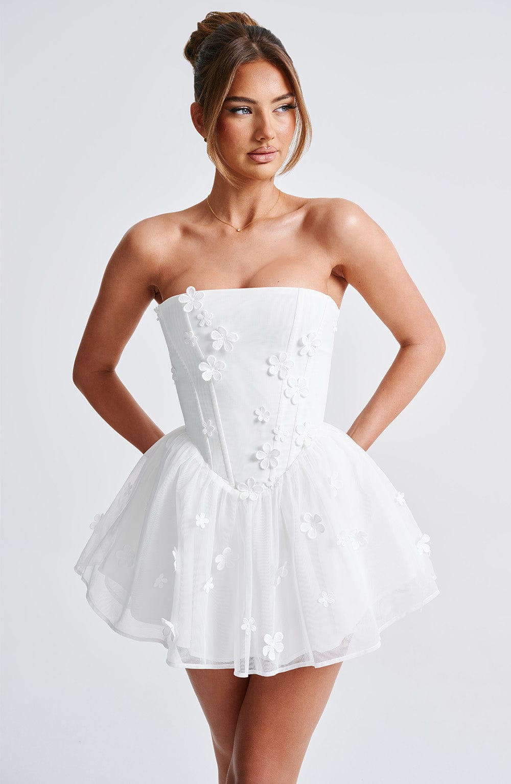 Lumaine Playsuit in Ivory by Clandour, product photo 16