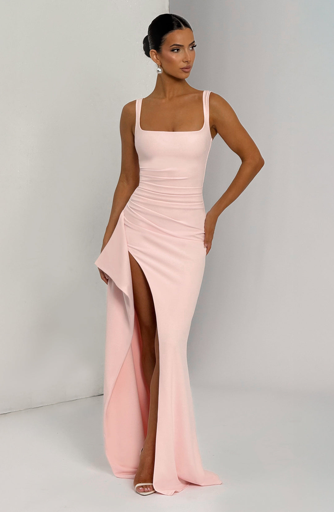 Lumaise Maxi Dress in Blush by Clandour, product photo 2