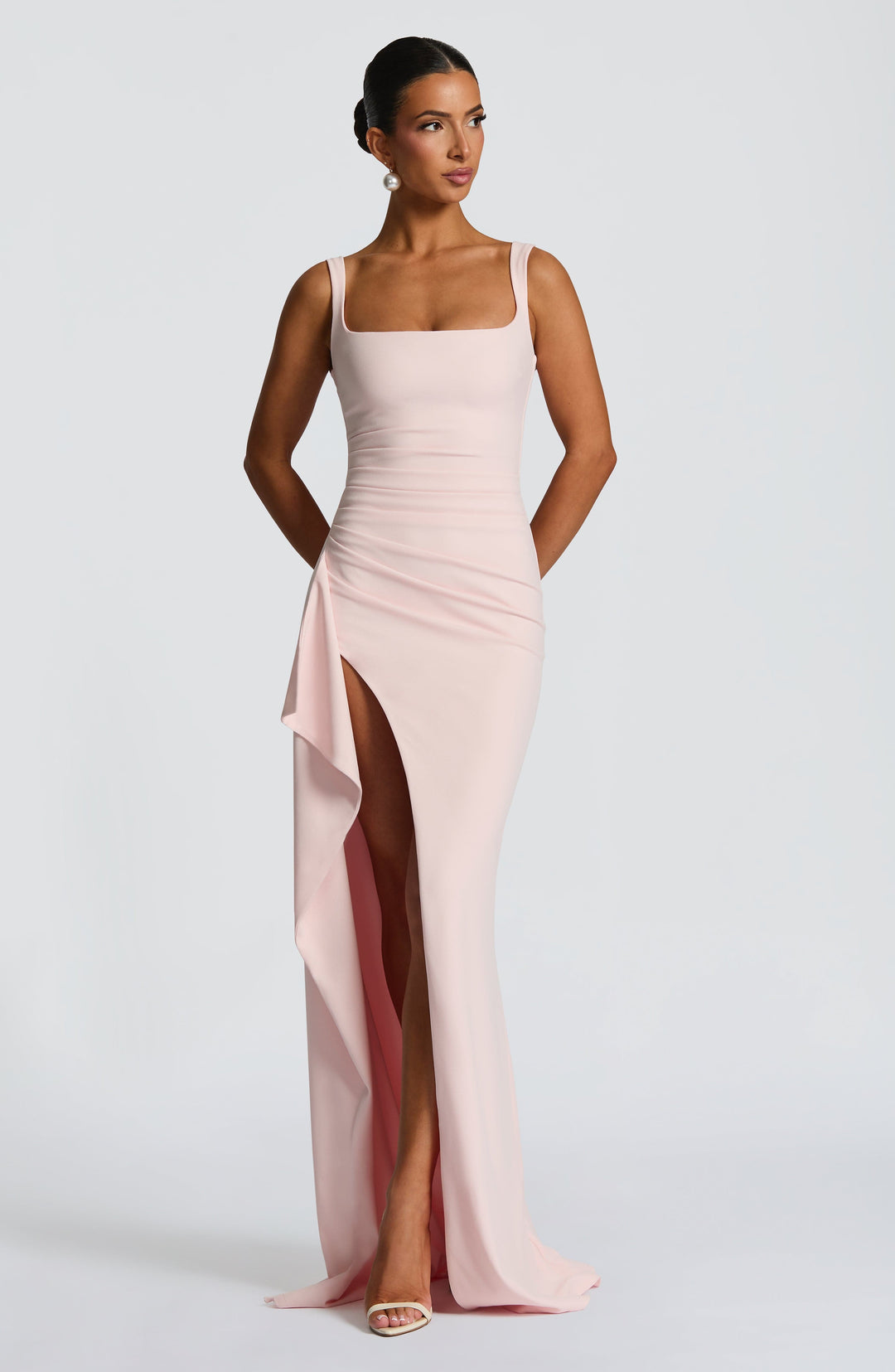 Lumaise Maxi Dress in Blush by Clandour, product photo 5
