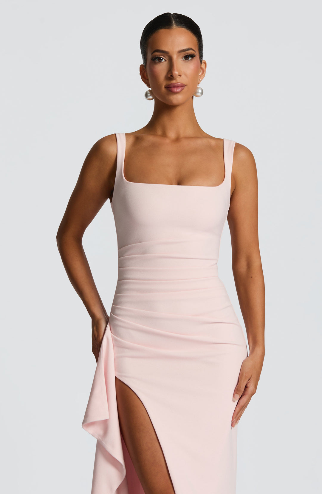 Lumaise Maxi Dress in Blush by Clandour, product photo 6