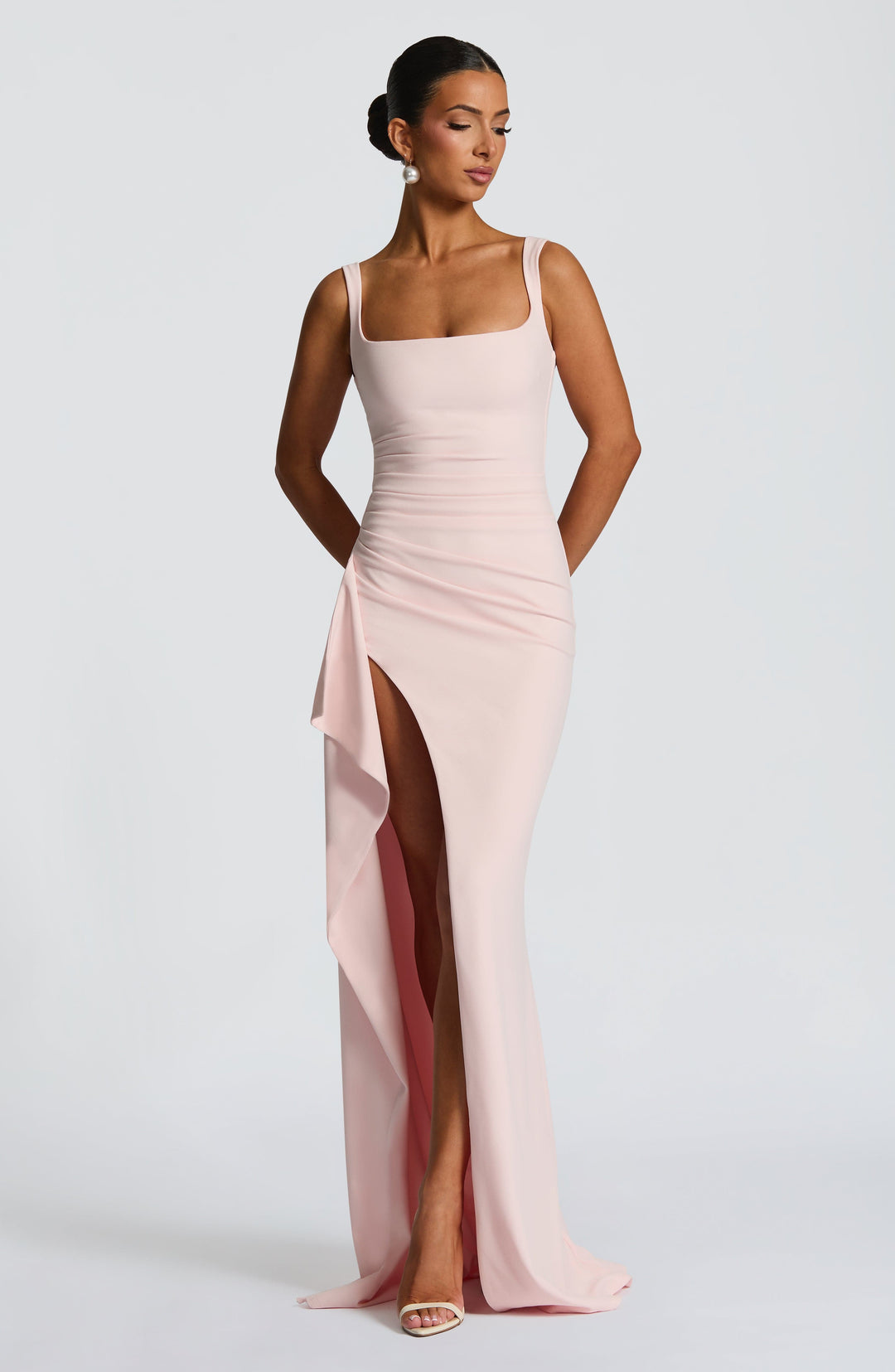 Lumaise Maxi Dress in Blush by Clandour, product photo 7