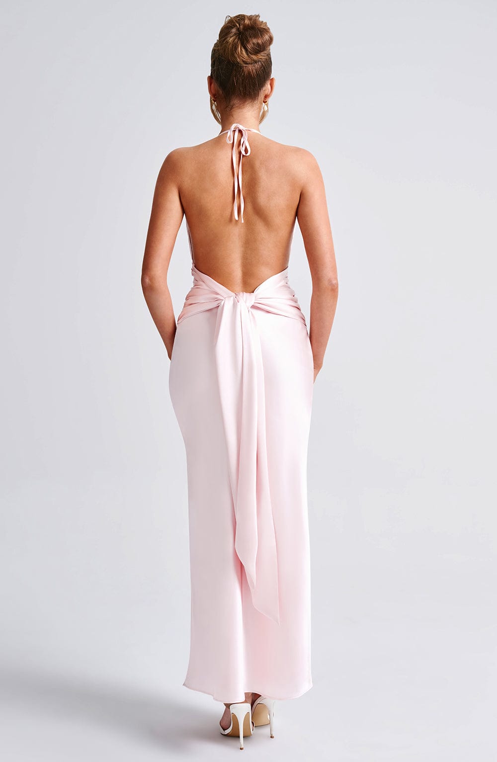 Lumalina Maxi Dress in Blush by Clandour, product photo 4