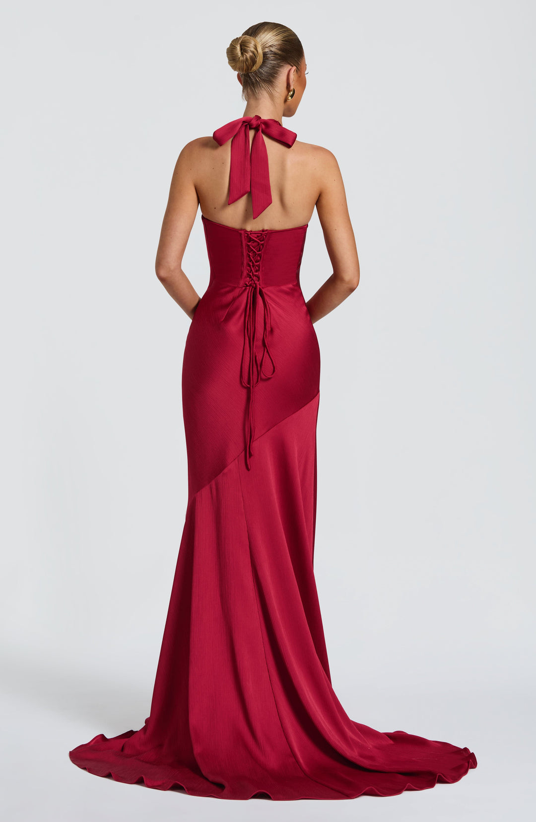 Lumalise Gown in Berry by Clandour, product photo 2