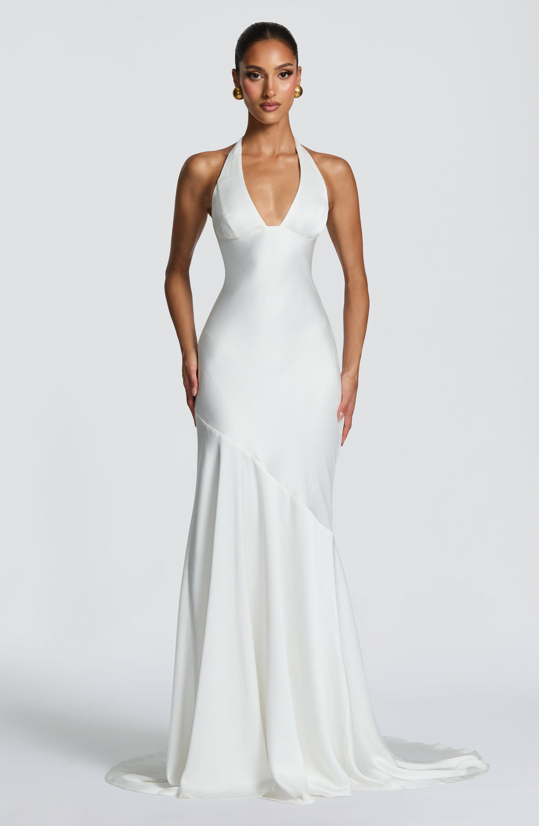 Lumalise Gown in Ivory by Clandour, product photo 6