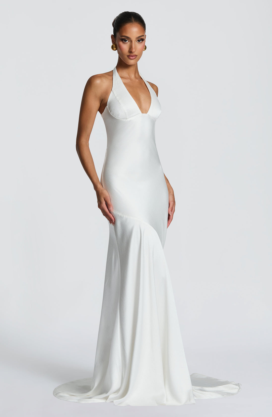 Lumalise Gown in Ivory by Clandour, product photo 7