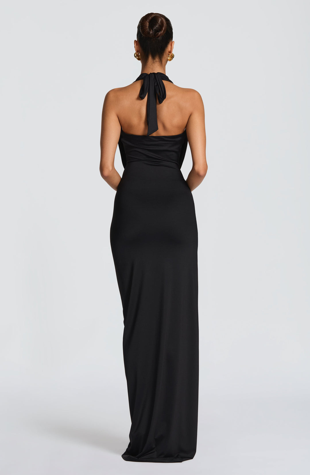 Lumamira Maxi Dress in Black by Clandour, product photo 3