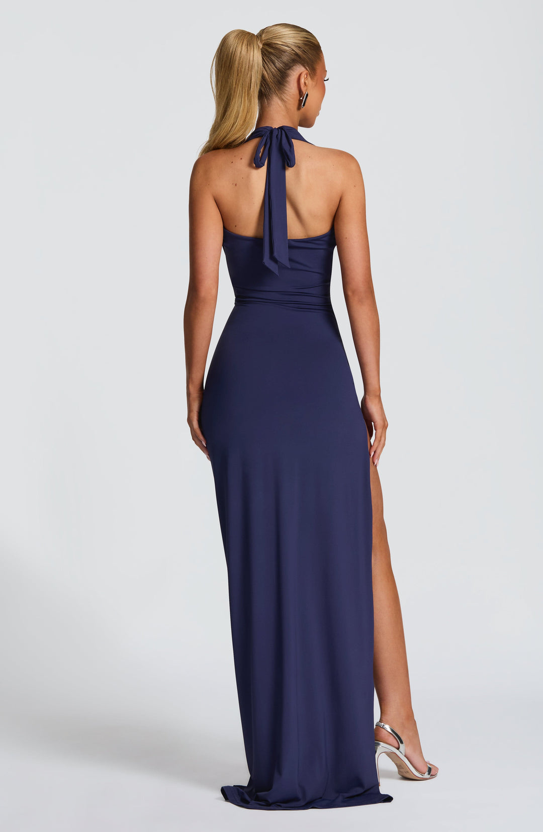 Lumamira Maxi Dress in Navy by Clandour, product photo 3