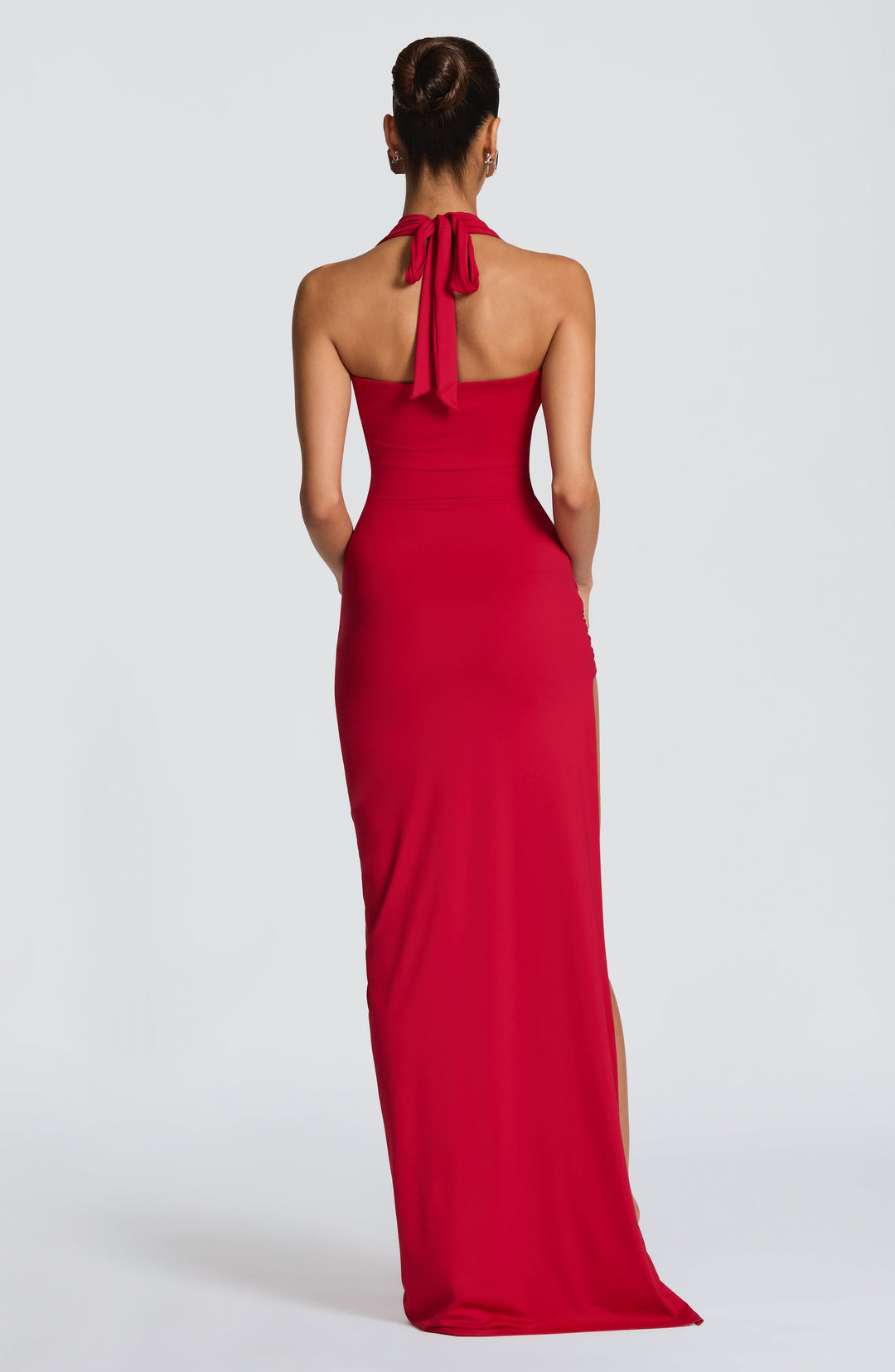 Lumamira Maxi Dress in Red by Clandour, product photo 4