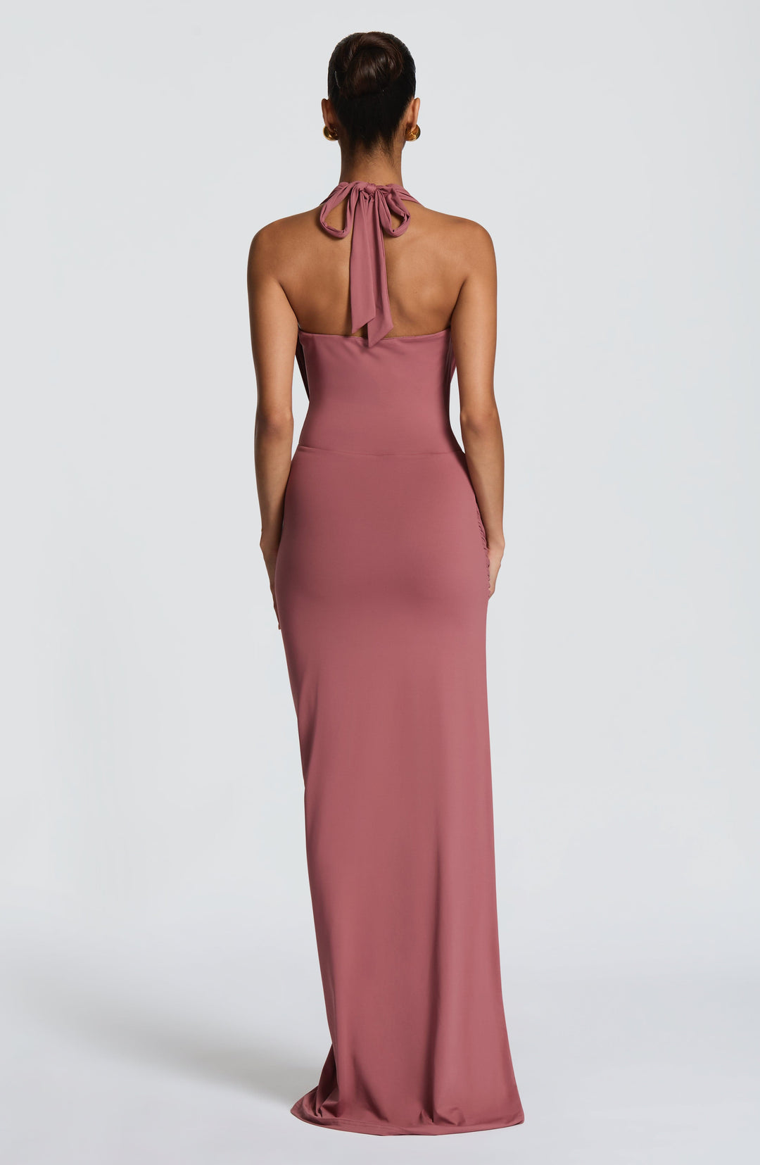Lumamira Maxi Dress in Rose Brown by Clandour, product photo 3