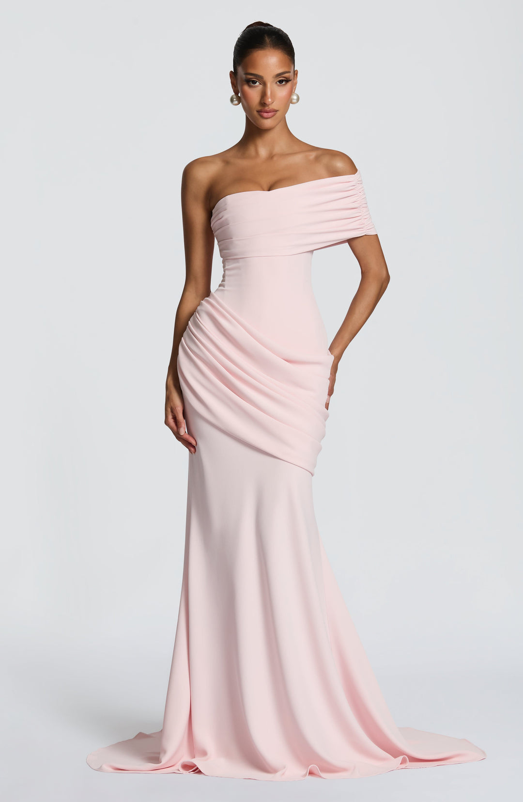 Lumanna Gown in Blush by Clandour, product photo 1