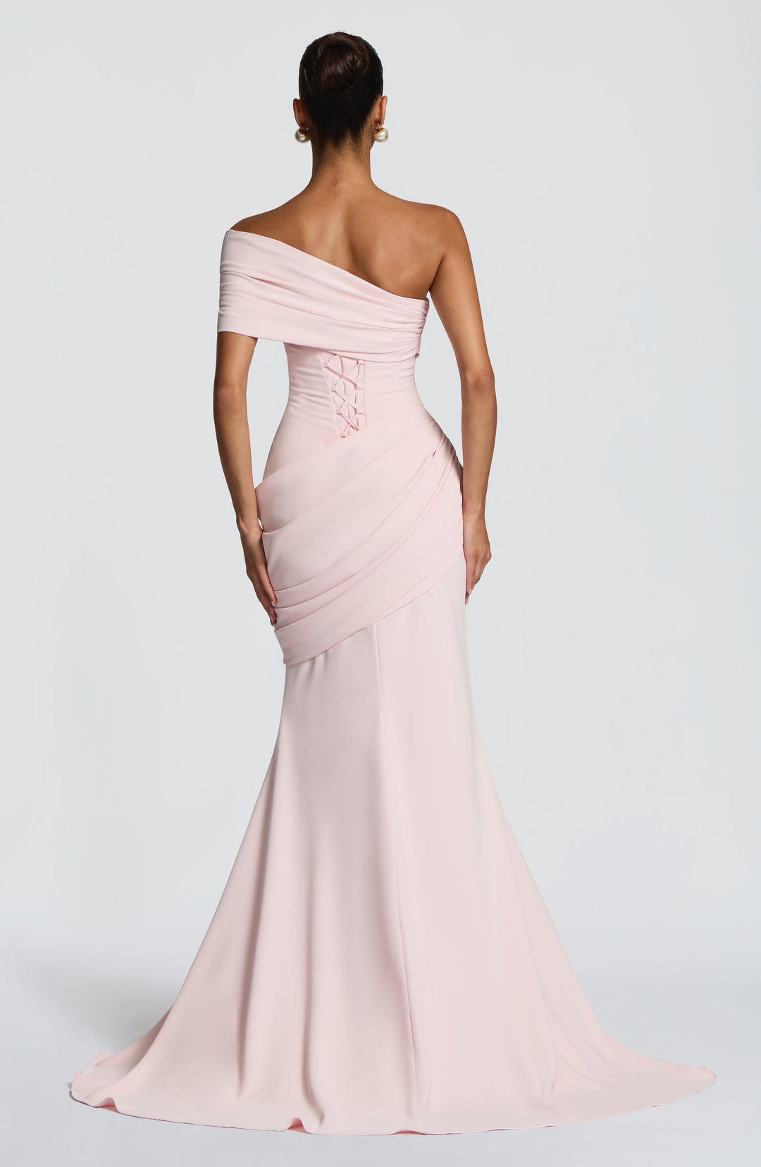 Lumanna Gown in Blush by Clandour, product photo 2