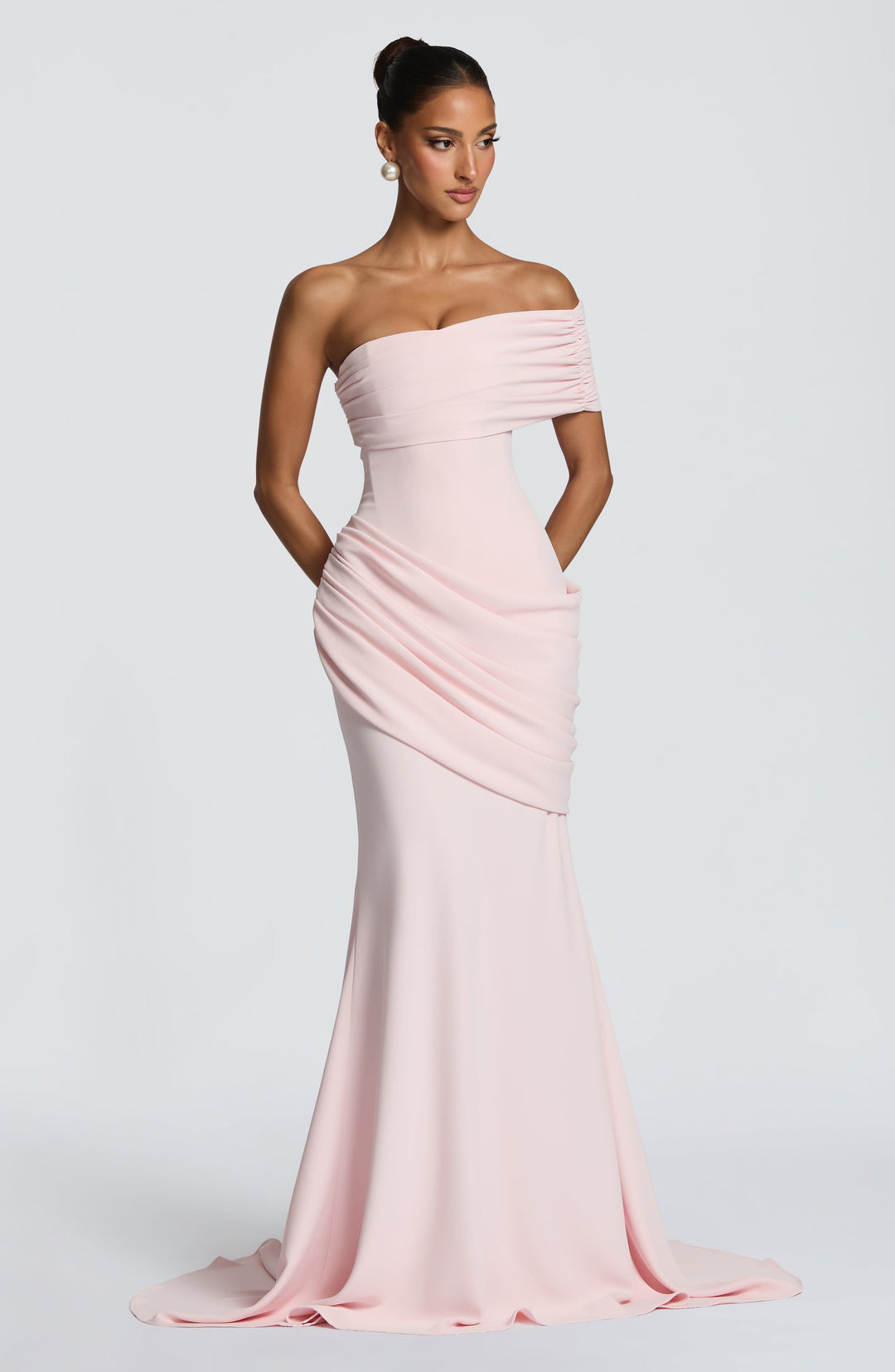 Lumanna Gown in Blush by Clandour, product photo 5