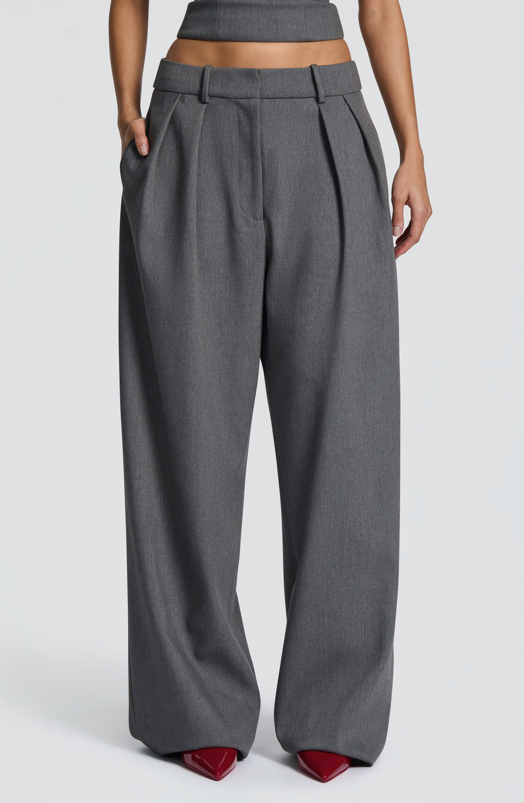 Lumanora Pants in Grey Marl by Clandour, product photo 5