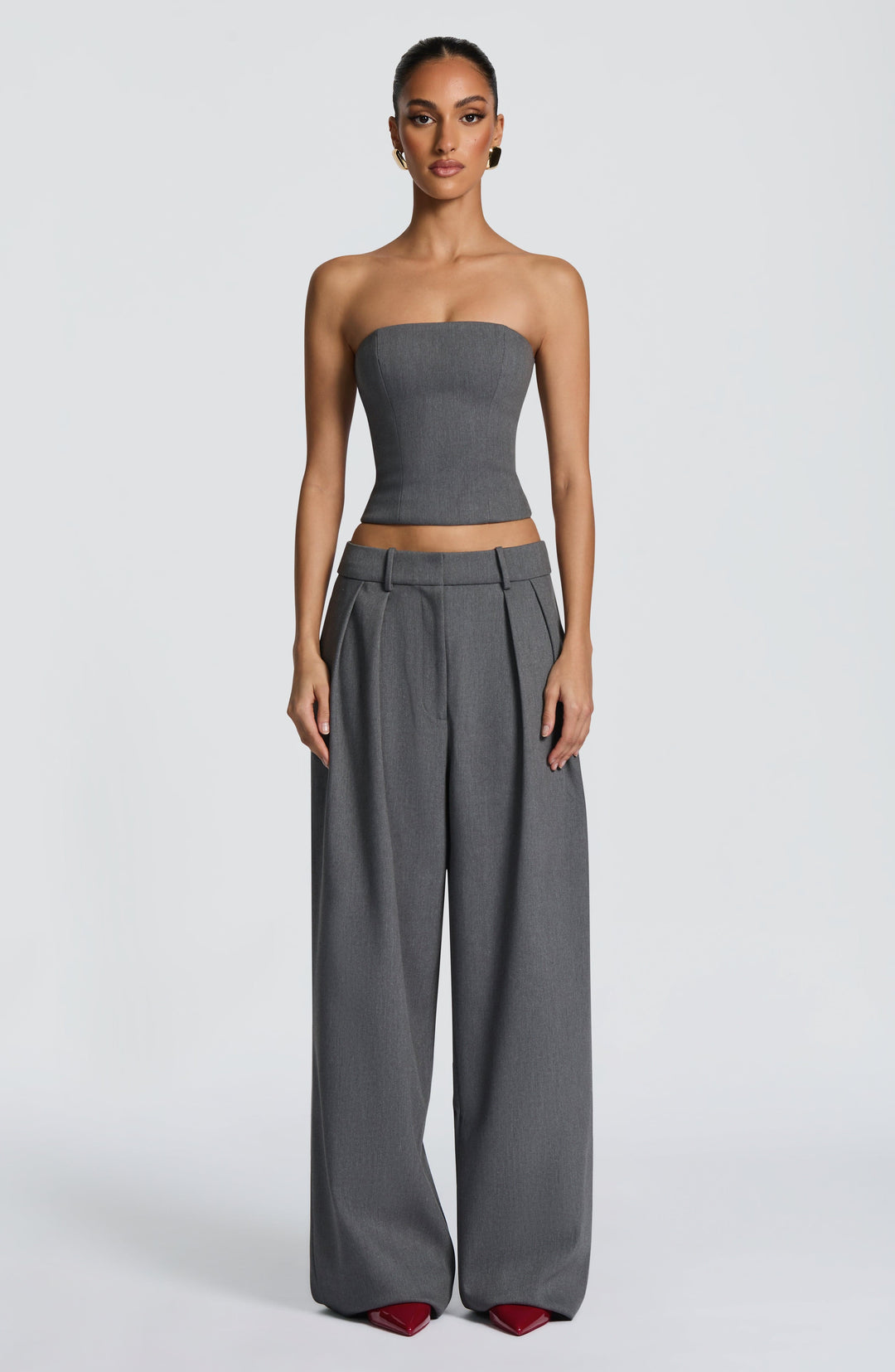 Lumanora Pants in Grey Marl by Clandour, product photo 12