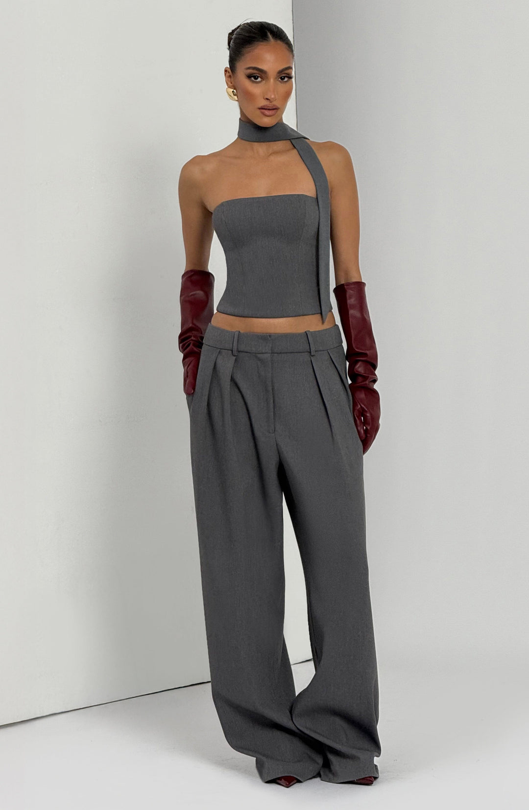 Lumanora Pants in Grey Marl by Clandour, product photo 14