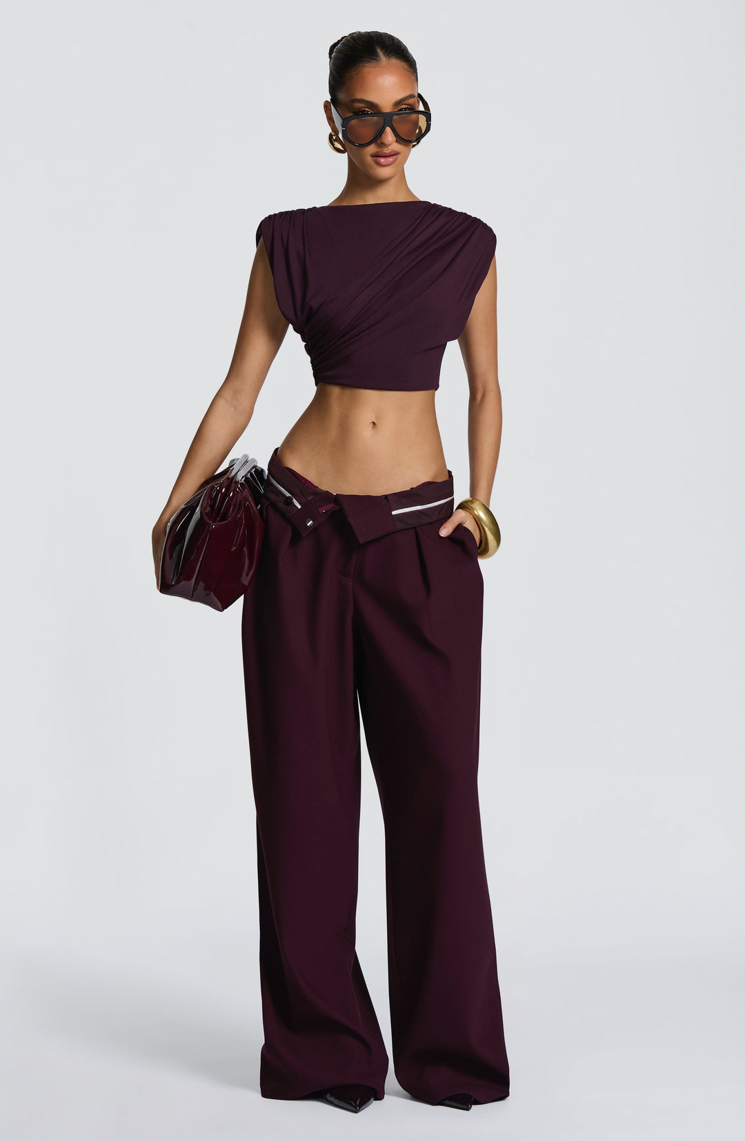 Lumanora Pants in Plum by Clandour, product photo 6