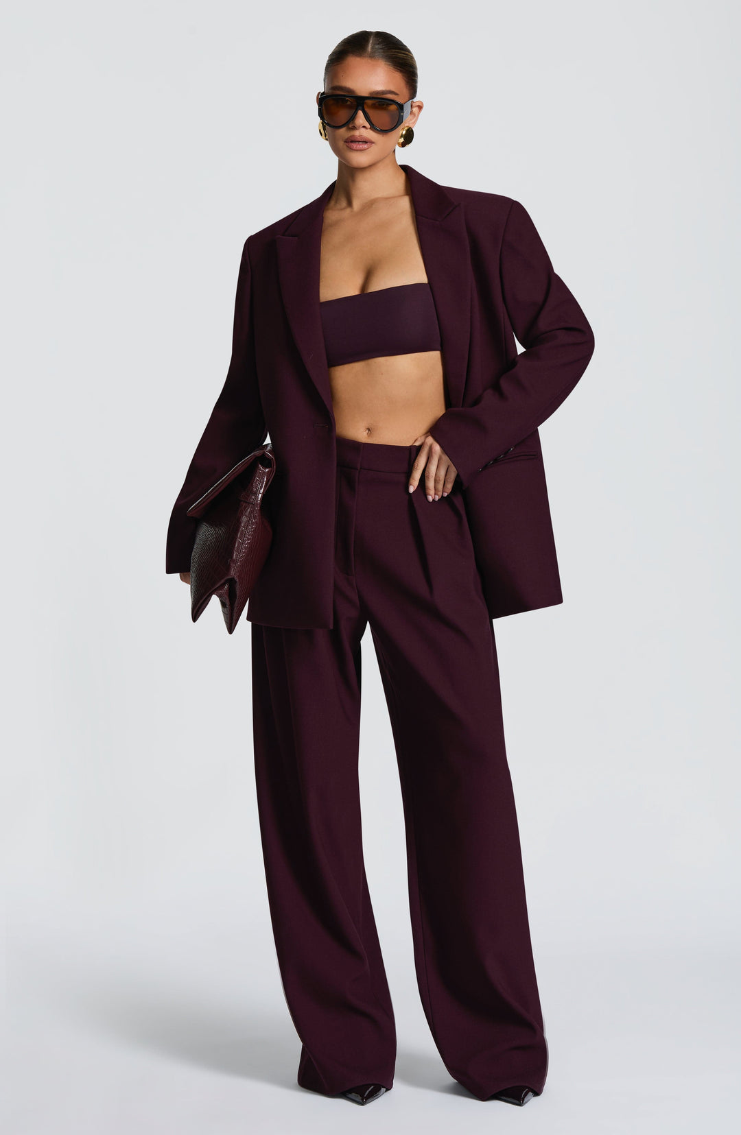 Lumanora Pants in Plum by Clandour, product photo 8