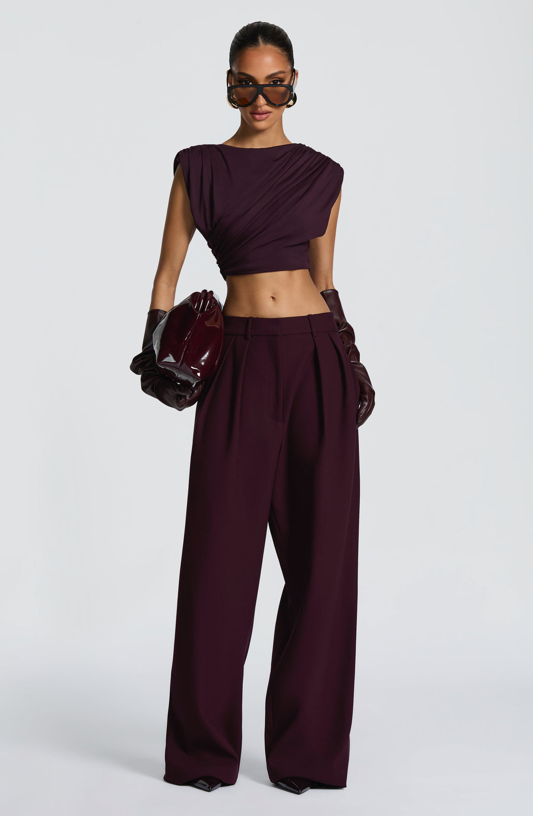 Lumanora Pants in Plum by Clandour, product photo 12