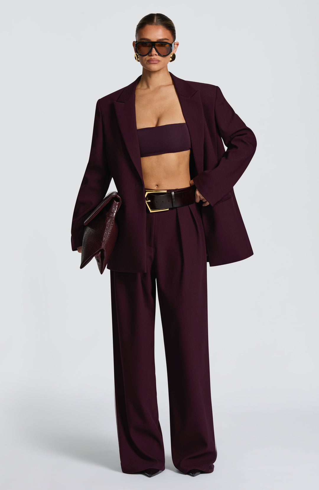 Lumanora Pants in Plum by Clandour, product photo 18