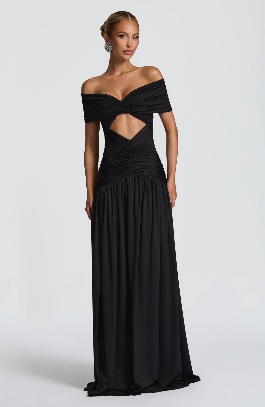 Lumaola Maxi Dress in Black by Clandour, product photo 8