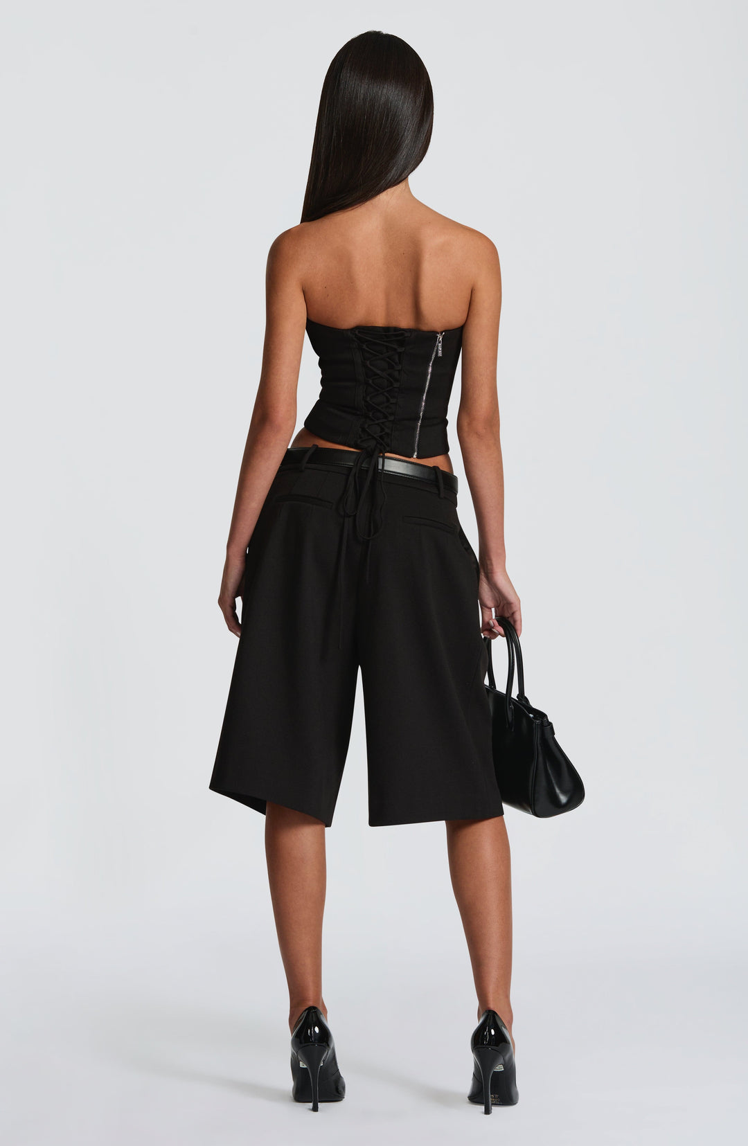 Lumaoria Top in Black by Clandour, product photo 2