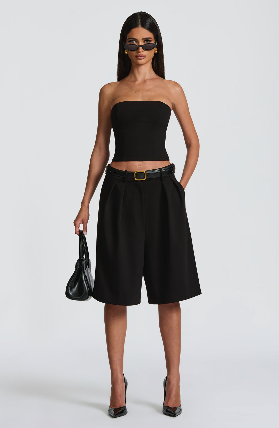 Lumaoria Top in Black by Clandour, product photo 6