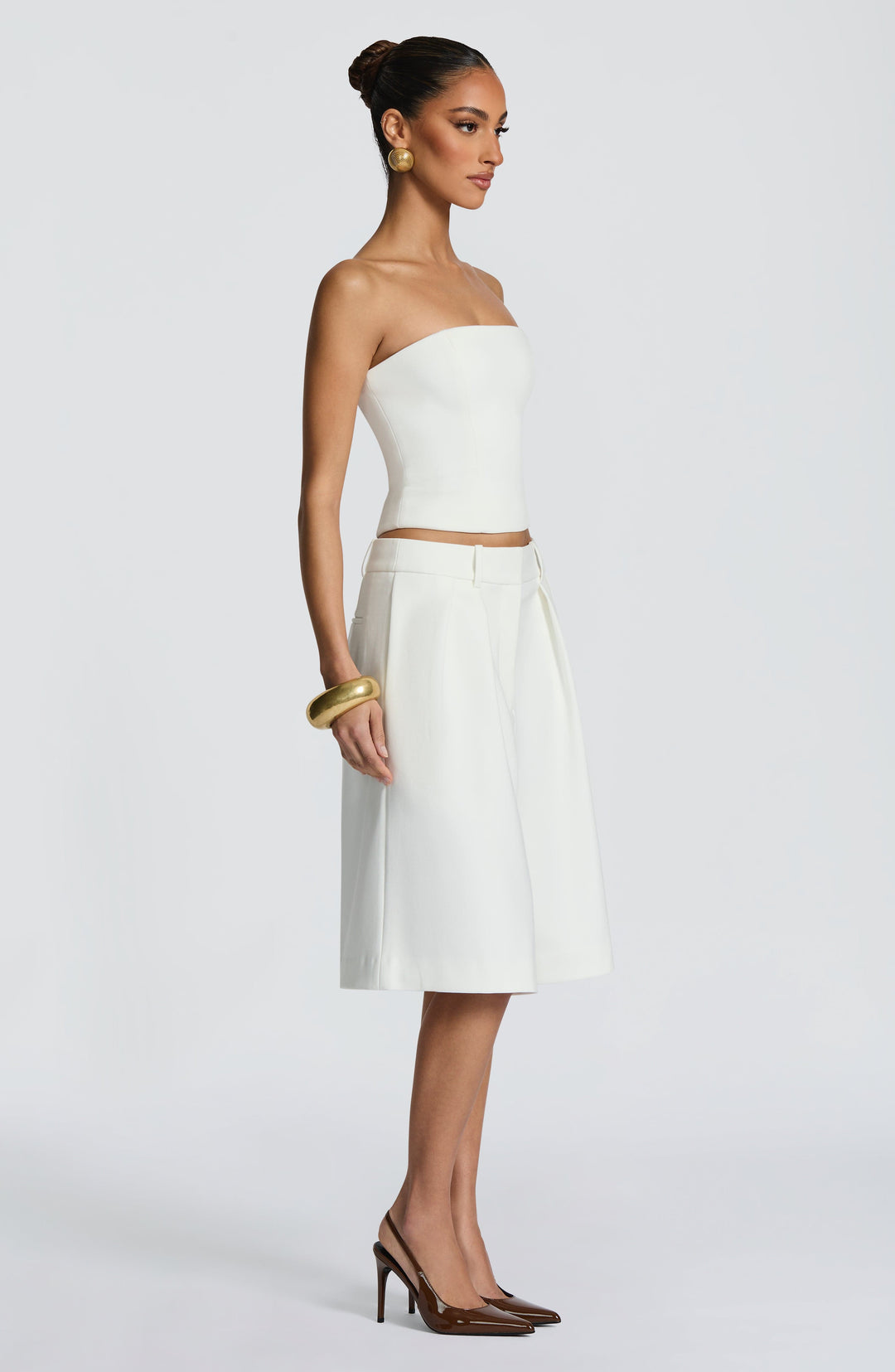 Lumaoria Top in Ivory by Clandour, product photo 3