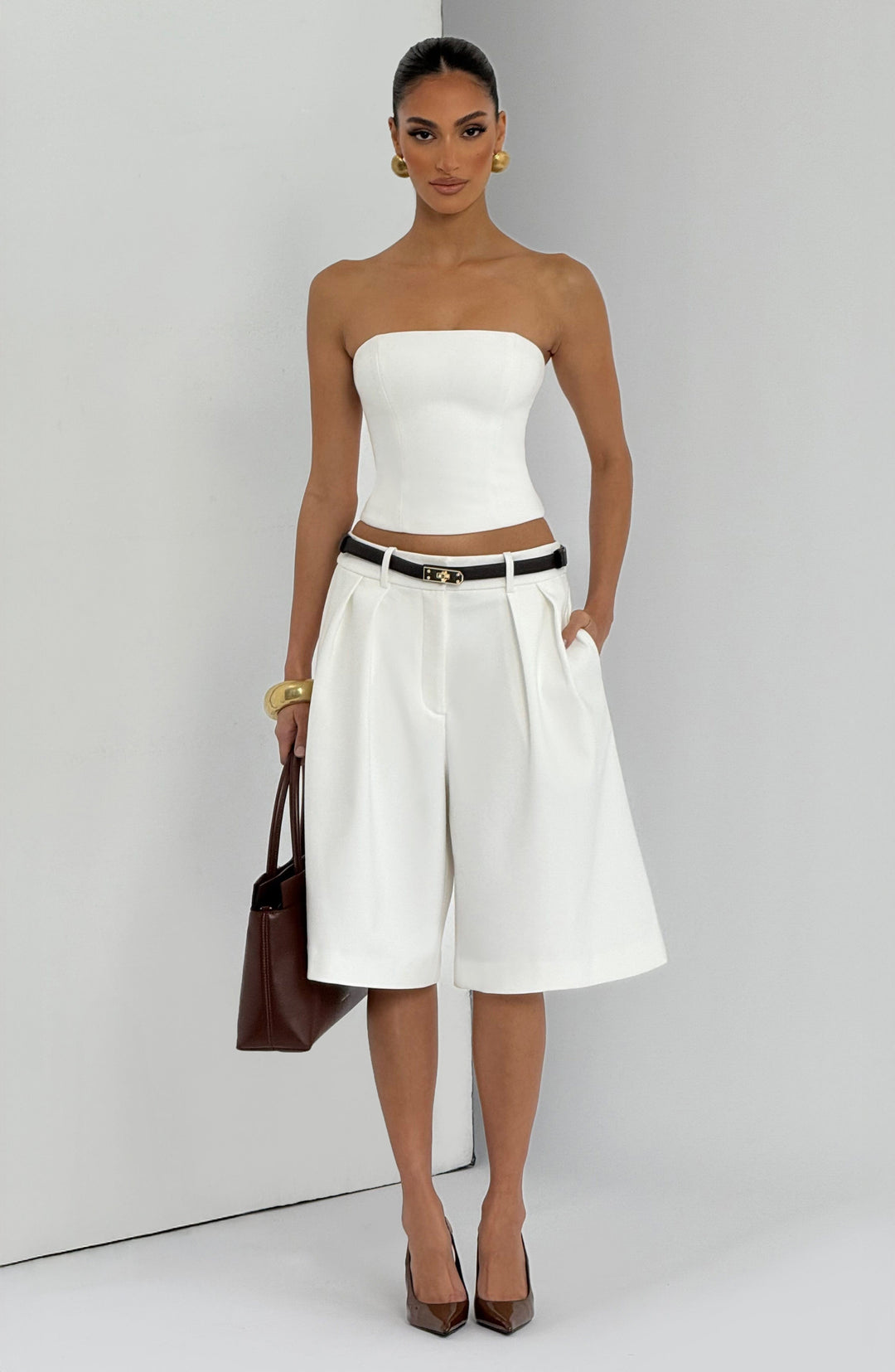Lumaoria Top in Ivory by Clandour, product photo 4