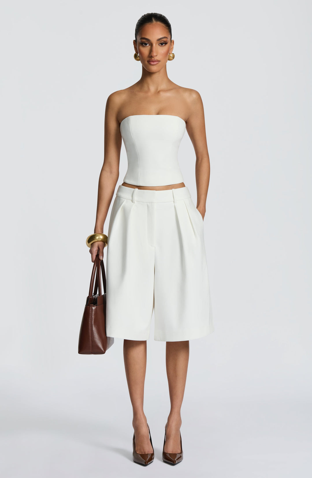 Lumaoria Top in Ivory by Clandour, product photo 5