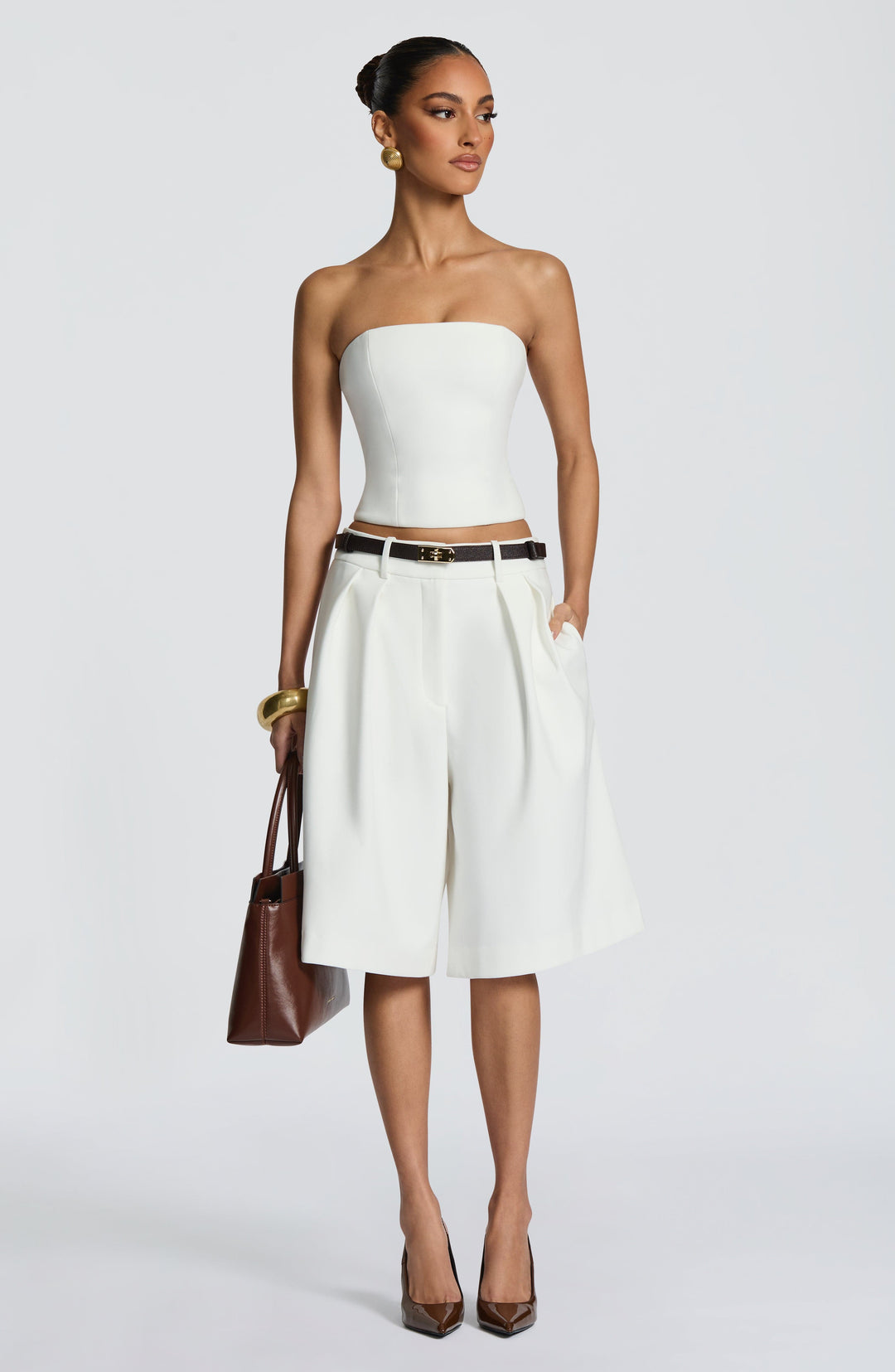 Lumaoria Top in Ivory by Clandour, product photo 6