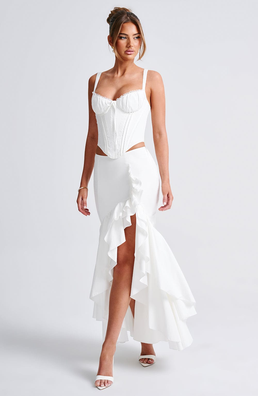 Lumavieve Corset in Ivory by Clandour, product photo 4