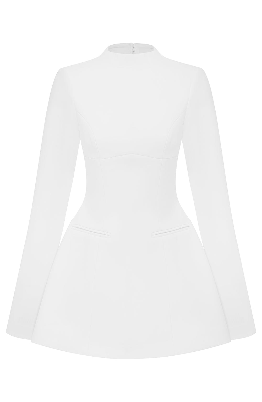 Lumayne Mini Dress in Ivory by Clandour, product photo 7