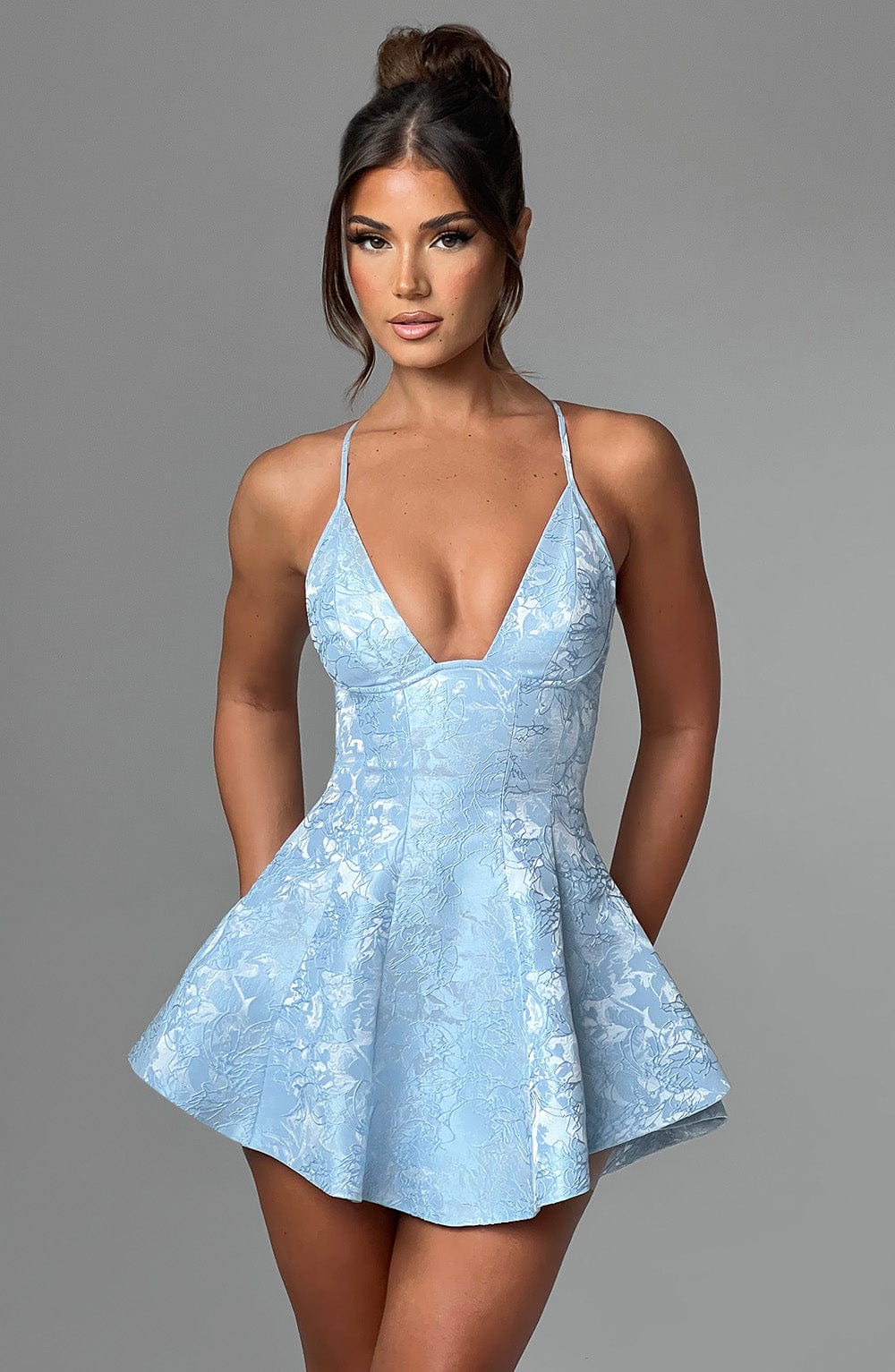Miraella Playsuit in Blue by Clandour, product photo 1