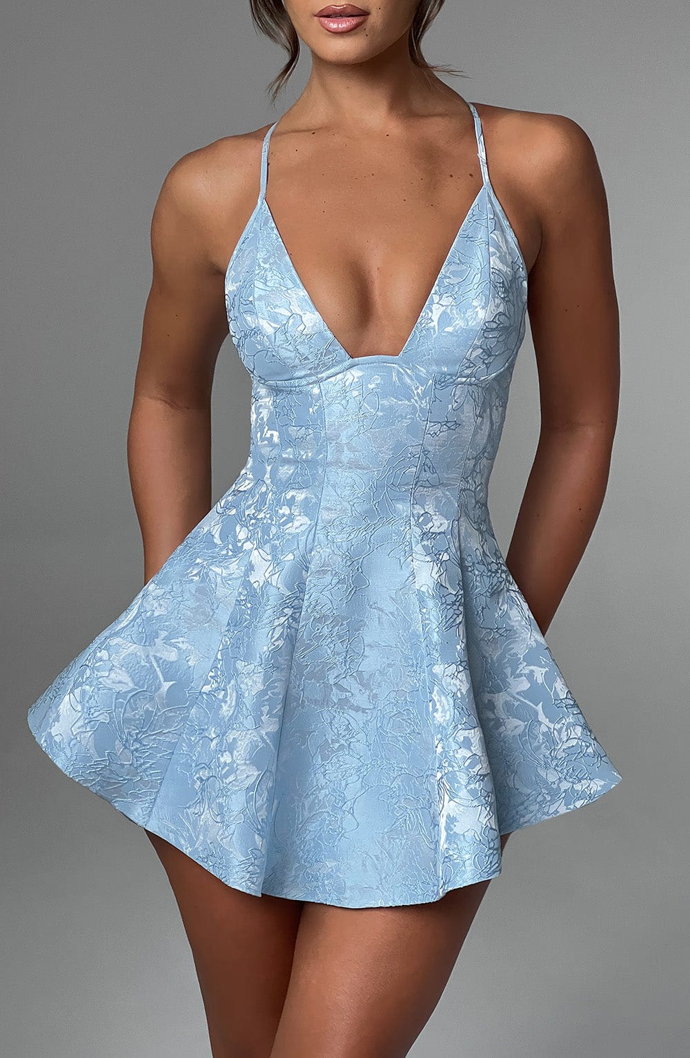 Miraella Playsuit in Blue by Clandour, product photo 4