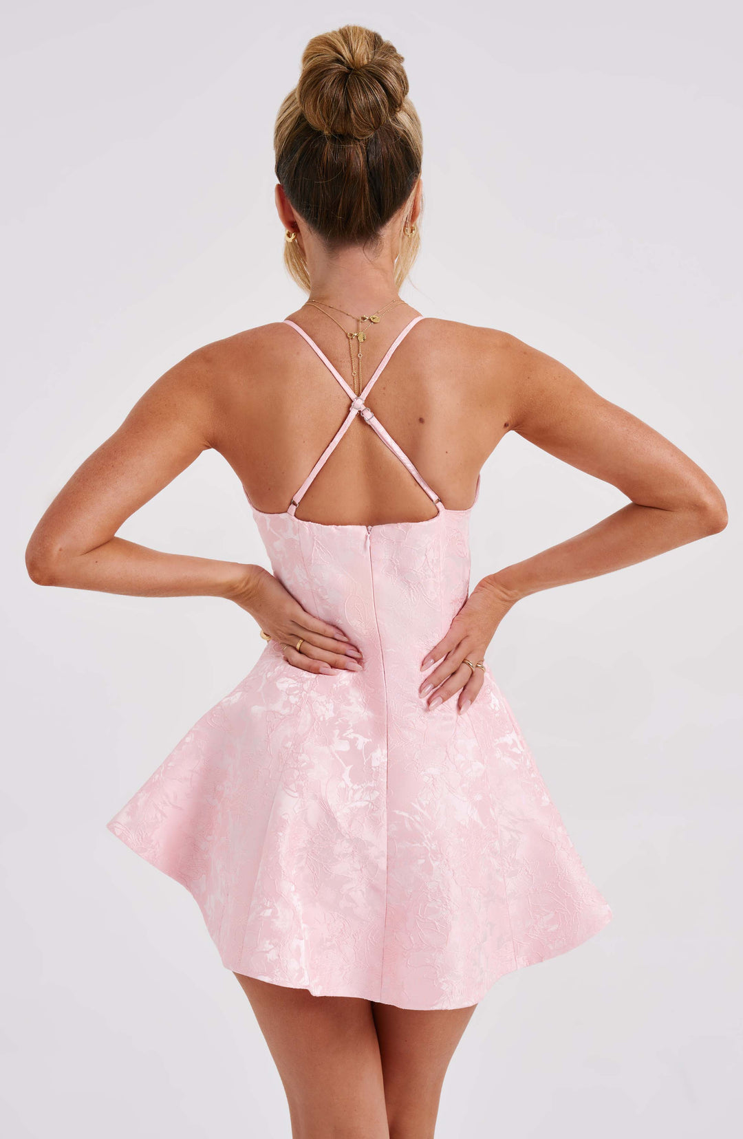 Miraella Playsuit in Blush by Clandour, product photo 5