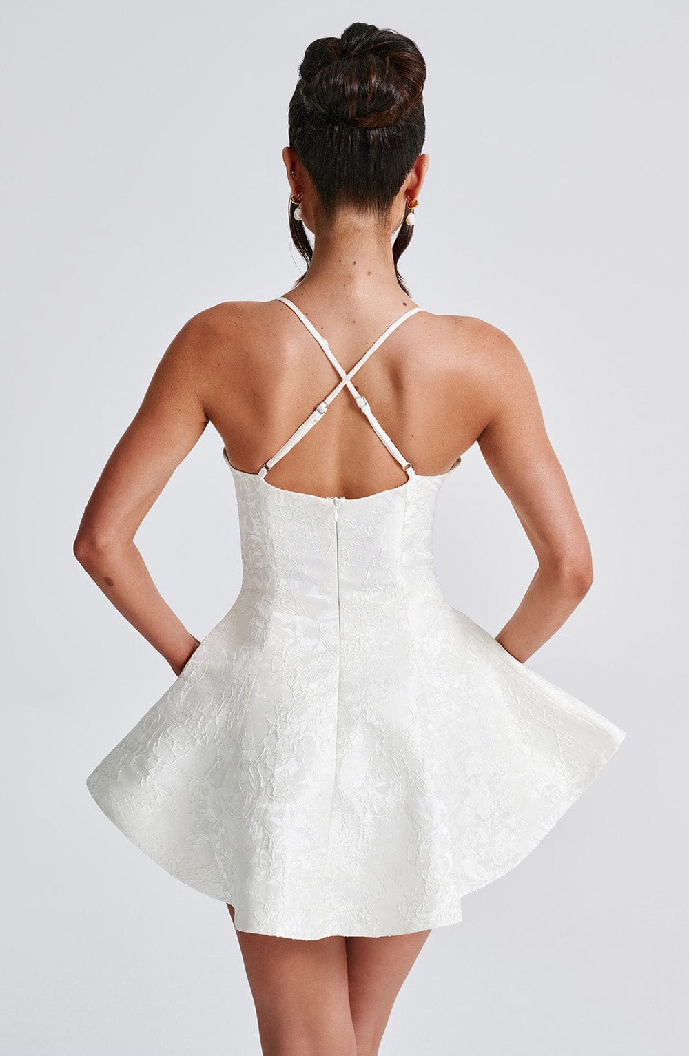 Miraella Playsuit in Ivory by Clandour, product photo 2