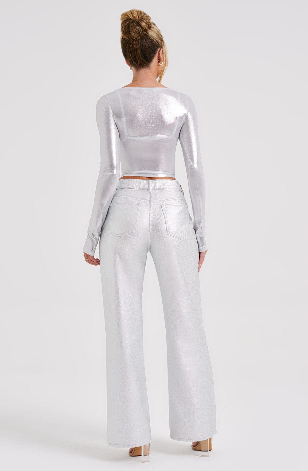 Miraelle Top in Silver by Clandour, product photo 7