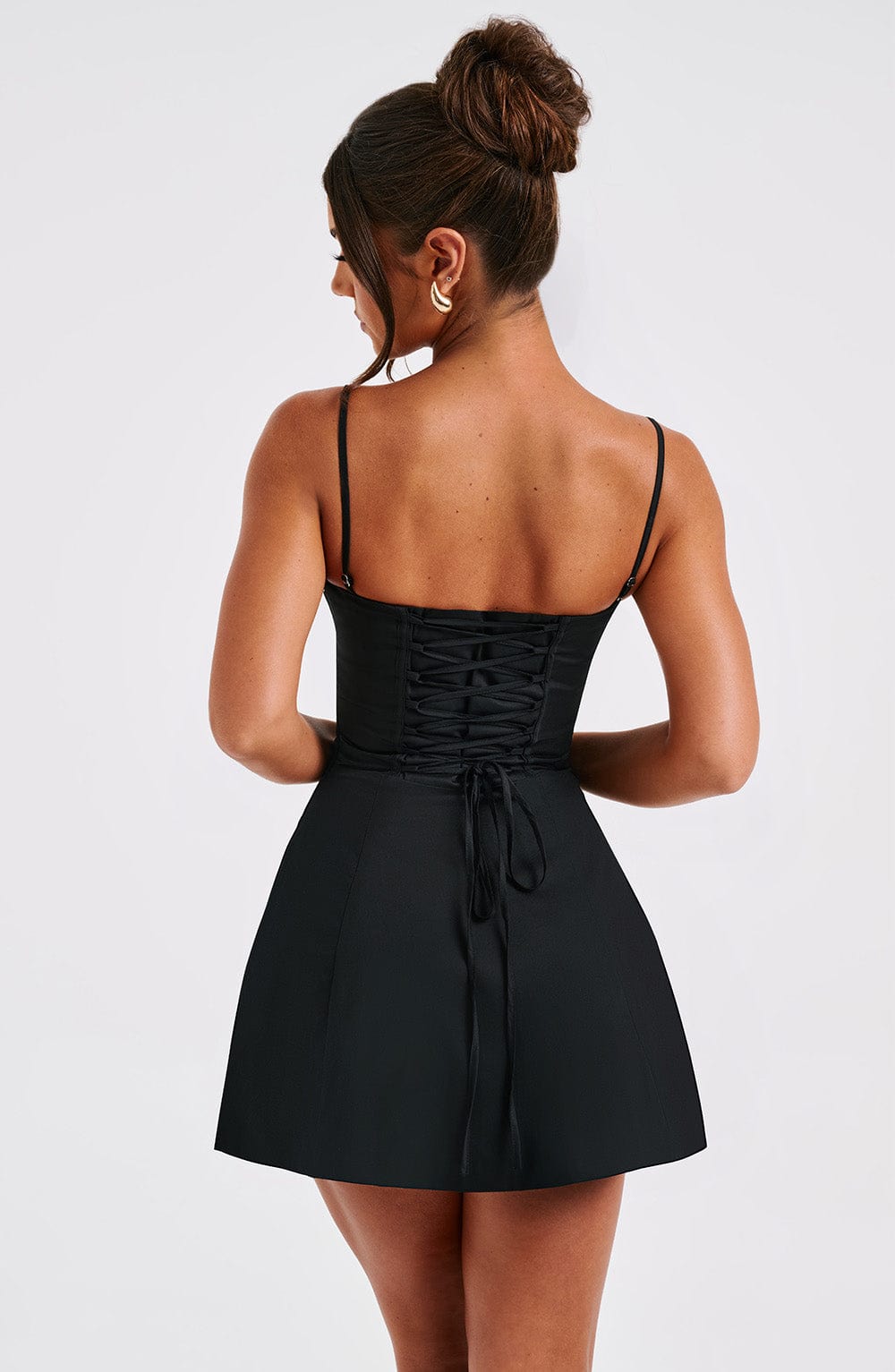 Miraia Mini Dress in Black by Clandour, product photo 4