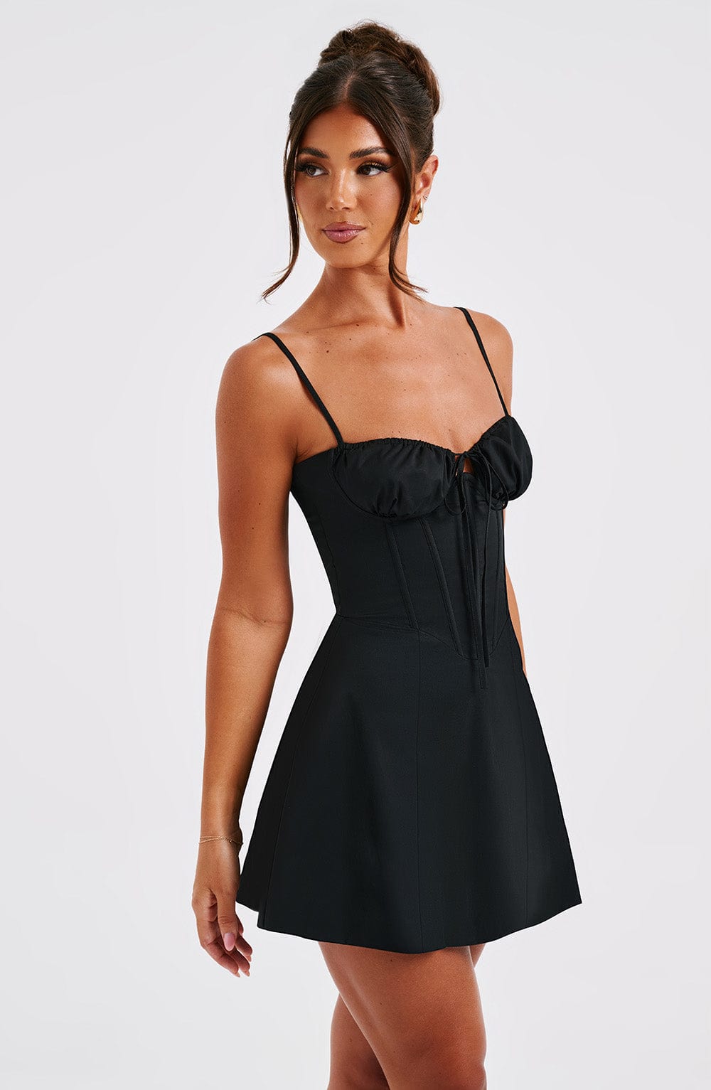Miraia Mini Dress in Black by Clandour, product photo 5