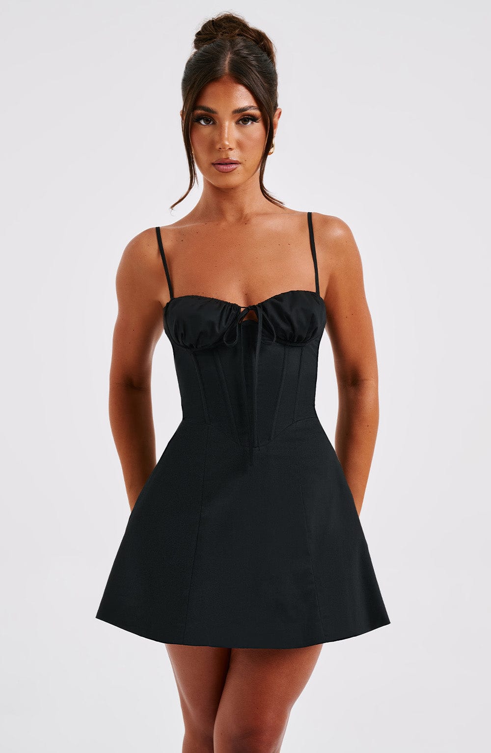 Miraia Mini Dress in Black by Clandour, product photo 7