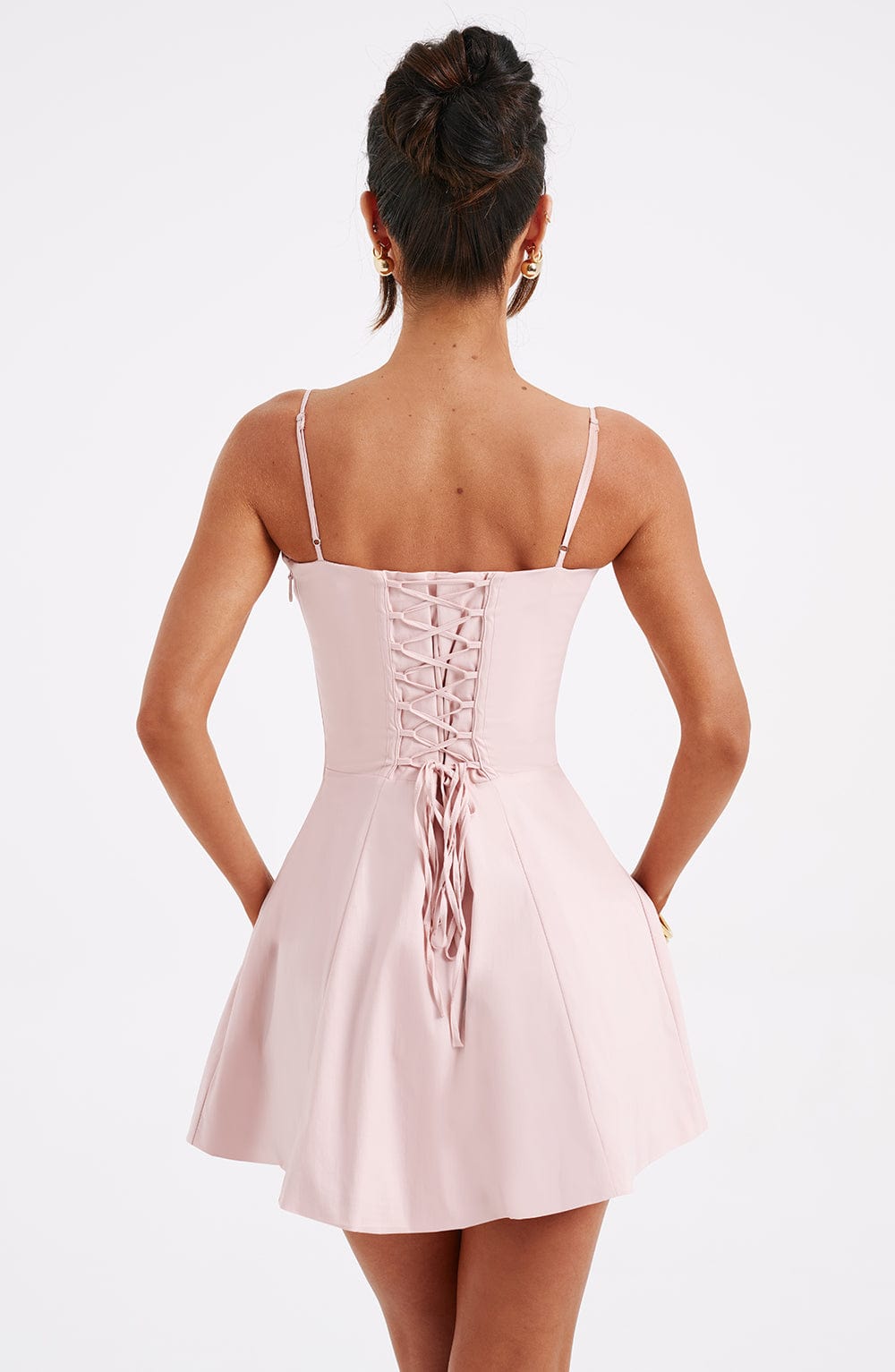 Miraia Mini Dress in Blush by Clandour, product photo 2